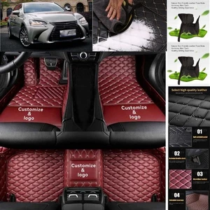 For Lexus GS Car Floor Mats PU Leather Auto Pads Interior Accessories - Imagen 1 de 42