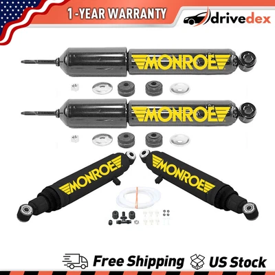 Передние и задние амортизаторы Monroe подходят для Ford F-150 1990 91 1992 1995 1996 1993 годов выпуска - Изображение 1 из 4