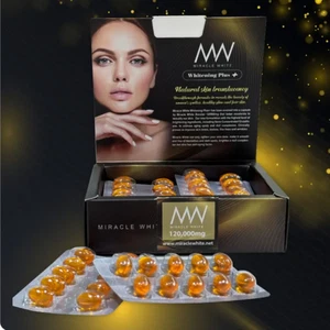 Miracle White 120.000 mg Booster Whitening Plus+ 60 cápsulas nano glutatión - Imagen 1 de 7