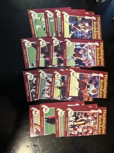 LOT OF 16: 1992 Washington Redskins MOBIL FOX 5 Police Cards🔥Rypien Monk Green - Bild 1 von 4