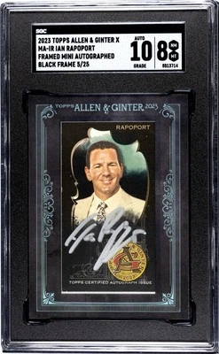 BEST MEAT SMOKER/AMATEUR BOXER IAN RAPOPORT Mini Auto PAT MCAFEE Rd. Description - Image 1 of 2