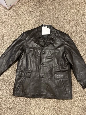 LA Leather California Men’s Leather Jacket Chocolate Brown Size Large  - Image 1 of 4