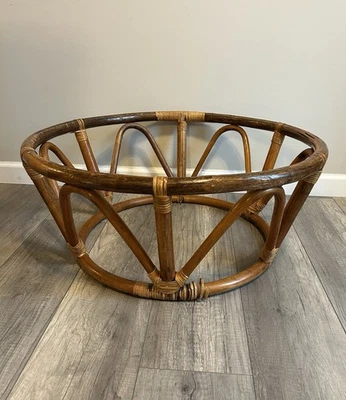 Silla Papasan Vintage Marco Silla Ratán BASE Solo MCM Repuesto Filipinas Foto 1 de 4