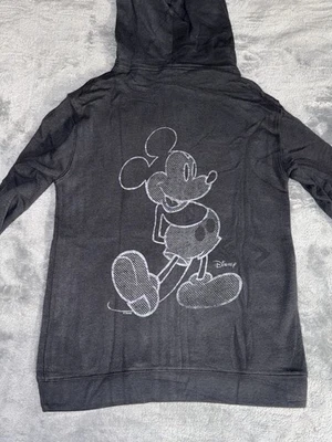 Chaqueta de mujer Junk Food x Disney Fan Club Mickey Mouse talla pequeña gris nueva con etiquetas Foto 1 de 4