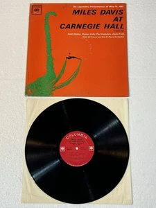 Miles Davis at Carnegie Hall (1962 Columbia CL 1812 2-Eye Mono LP) - Picture 1 of 3