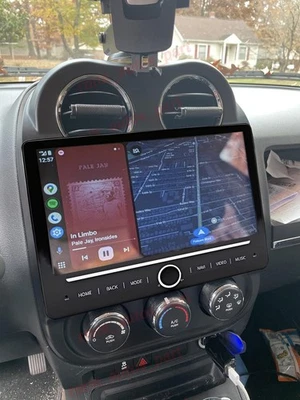 For 2009-2017 Jeep Compass 10.1" Car Stereo Radio Android 14 Carplay GPS +Camera Foto 1 de 4