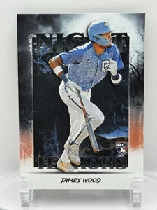 2025 TOPPS UPDATE JAMES WOOD (RC) Rookie NIGHT TERRORS INSERT NT-25 NATIONALS - Picture 1 of 2