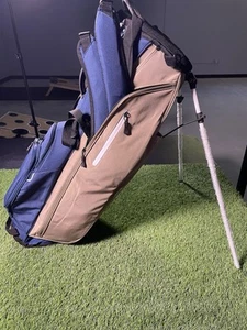 Taylormade Flextech Stand Bag - Navy/Tan - Picture 1 of 7