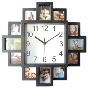 16 Clock Picture Photo Frame Clock Wall Clocks Living Room Decor - Picture 1 of 12