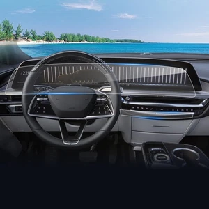 (4 Stück) 2023 2024 2025 Lyriq Displayschutzfolie für Cadillac Lyriq (33 Zoll Disp... - Bild 1 von 7