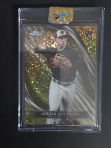 2024 Topps Chrome Black - Jordan Westburg #76 Gold Refractor /50 (RC) - Bild 1 von 2