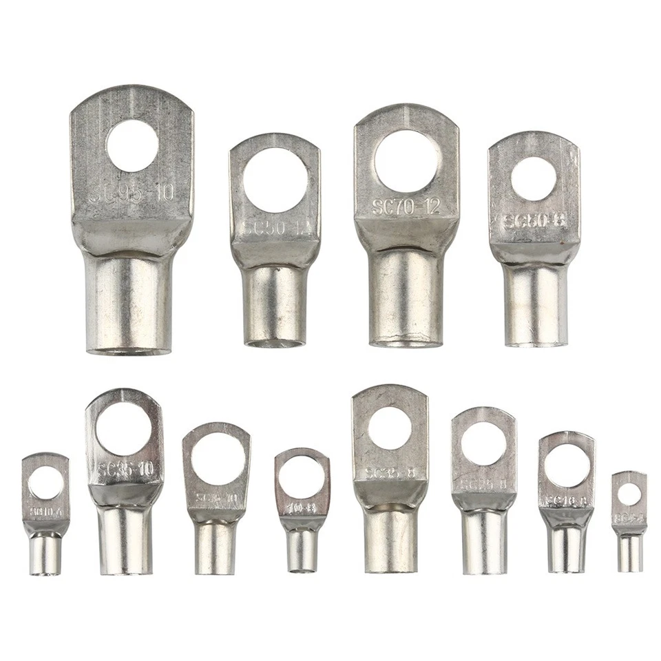 Rohrkabelschuhe Kabelschuhe Ring unisoliert 1,5 mm² - 120 mm² M6 M8 M10 M12 - Bild 1 von 4