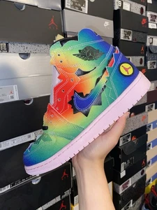 Size 9 - Jordan 1 Retro OG High x J Balvin Tie Dye - Picture 1 of 2
