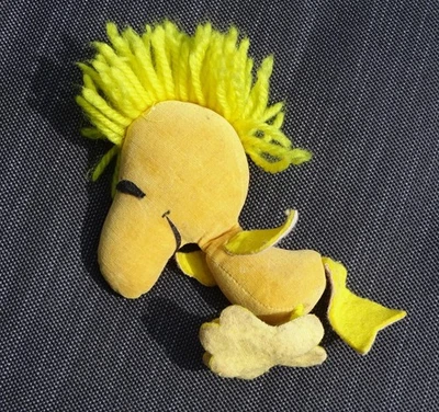 Woodstock Peanuts  von Charlie Brown Vintage Plüschfigur ca. 1972 - Bild 1 von 4