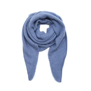 Bufanda paño pañuelo triangular esponjoso bouclé suave diferentes colores - Imagen 1 de 56