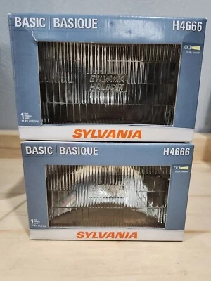 2x Sylvania H4666 BX Faros Bombillas 12.8V 45/65W Nuevo Foto 1 de 4
