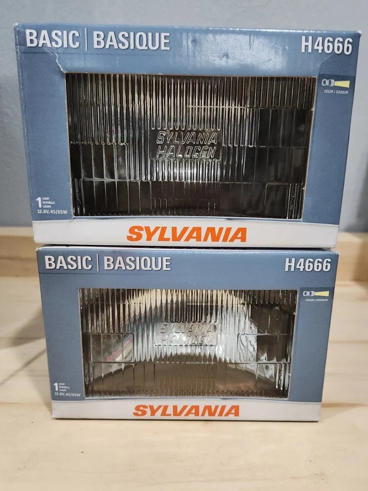 2 x Sylvania H4666 BX фары лампы 12,8 В 45/65 Вт новый - Изображение 1 из 4