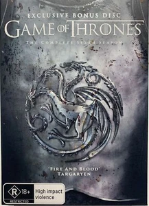 Game Of Thrones : Season 6 + Exclusive Bonus Disc : NEW DVD - Picture 1 of 2