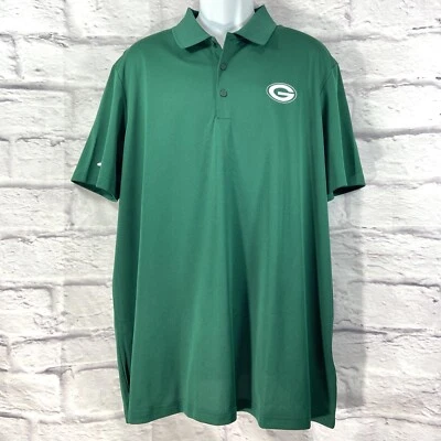 Adidas Golf Polo Shirt Men’s 2XL Dark Green Short Sleeve Green Bay Packers NWT - Image 1 of 4