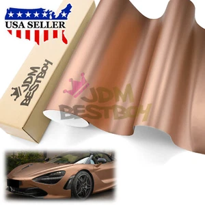 Satin Chrome Matte Metallic Vinyl Vehicle Wrap Sticker Decal Air Bubble Free DIY - Picture 1 of 55