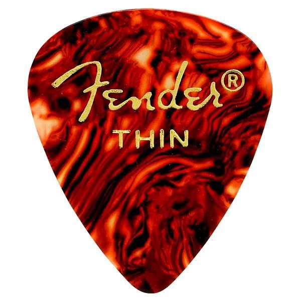 Fender 351 Classic Celluloid Guitar Picks - SHELL - THIN - 144-Pack (1 Gross) - Image 1 of 1