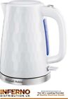 RUSSELL HOBBS 26050 HONEYCOMB 1.7L CORDLESS TEXTURED WHITE KETTLE SALE *NEW*