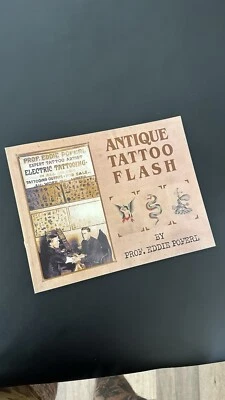 Antikes Flash Book Vintage Tattoo Prof Eddie Poferl Oop selten - Bild 1 von 2