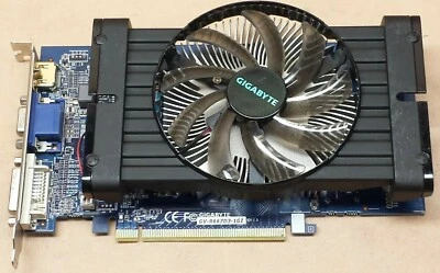 GIGABYTE AMD RADEON HD6670 VIDEO CARD 1GB 128 BIT GDDR3 (mc758) - Image 1 of 4