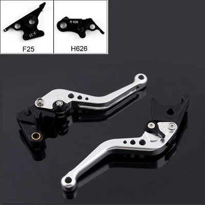 Short Brake Clutch Levers For Honda CBR500R 2013-2014 Silver #3 Foto 1 de 3