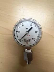 Span Instruments, 1D121A, 0-100 PSI, Pressure Gauge, Used - Picture 1 of 8