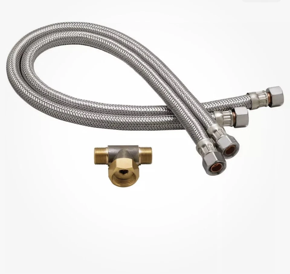 Speakman Commander Faucet Flex Hoses Set in Polished Chrome A-HOSES