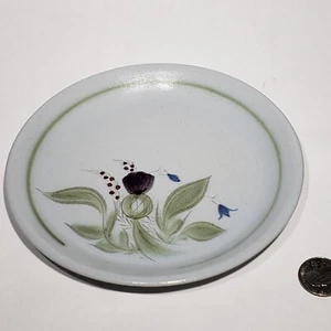 Artículos de cardo Buchan gres pintados a mano 6,75"" plato de mantequilla de pan Escocia - Imagen 1 de 8