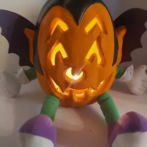 Vintage 1998 The Paper Magic Group Illumina Vampiro Schiuma Zucca Jack-o-Lantern - Foto 1 di 4