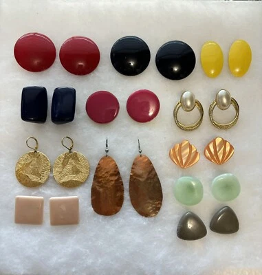 Разнообразный лот цветные серьги X 12 Pr.  2-LIZ CLAIBORNE - Изображение 1 из 4