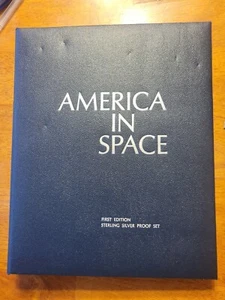 Vintage America In Space Complete Sterling Silver Proof Set (24 Coins) Toning - Picture 1 of 11