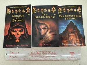 Diablo Trilogy Novel Paperback Book Lot Legacy Of Blood The Black Road Etc Knaak - Picture 1 of 7