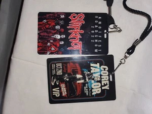 Corey Taylor Forum or Against Em 2020 Slipknot Knotfest Roadshow 2022 VIP PASS - Picture 1 of 3