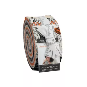 Ghostly Greetings Jelly Roll by Deb Strain for Moda 40 Strips 2.5" X 44" - Picture 1 of 2