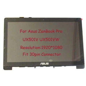 Asus ZenBook Pro UX501V UX501VW 15.6“ FHD Lcd Touch Screen + Bezel - Picture 1 of 9