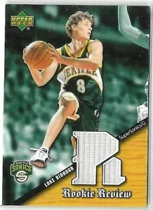 LUKE RIDNOUR '04 CUBIERTA SUPERIOR REVISIÓN NOVATO JUEGO CAMISETA USADA, MÁS LOTE 17 DIFERENTES - Imagen 1 de 1