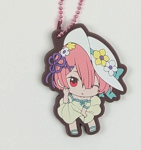 Portachiavi Re:Zero Ram cinturino in gomma Bandai - Foto 1 di 3