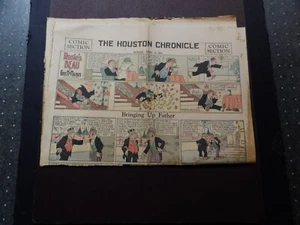 Periódico The Houston Chronicle 8 páginas sección de cómics domingo 6 de abril de 1930. - Imagen 1 de 8