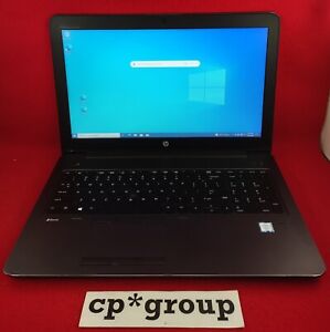 HP ZBook 15 G3 Intel Core i7-6820HQ 2.70GHz 32GB RAM 512GB SSD Win 10 Pro Laptop