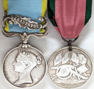 Crimea War medals Goodman 11th Hussars Prince Albert Own Sebastopol British Army - Picture 1 of 13