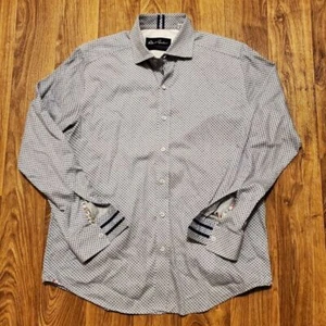 Robert Graham Shirt Men Medium Modern Americana Tailored Fit Long Sleeve - Picture 1 of 11