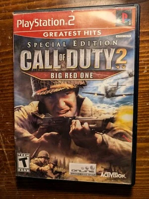 Call of Duty 2: Big Red One -- Enhanced Greatest Hits Sony PlayStation 2 PS2 - Image 1 of 3
