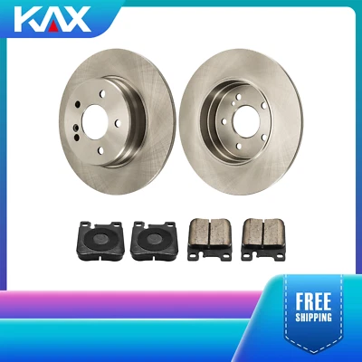 Rotores de disco trasero y pastillas de freno para CLK320 CLK430 Mercedes-Benz E300 E320 E420 E430 Foto 1 de 4