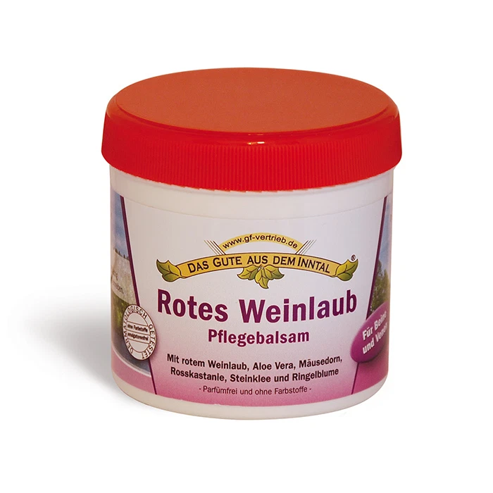Rotes Weinlaub Gel Von ENZBORN – 200 Ml, Für Schwere Beine, Mit Minze & Rosskastanie, Kühlend