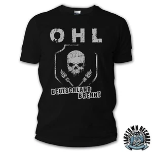 OHL - DEUTSCHLAND BRENNT (T-Shirt) S-3XL Punk Punkrock Rawside Slime Cotzraiz - Picture 1 of 2