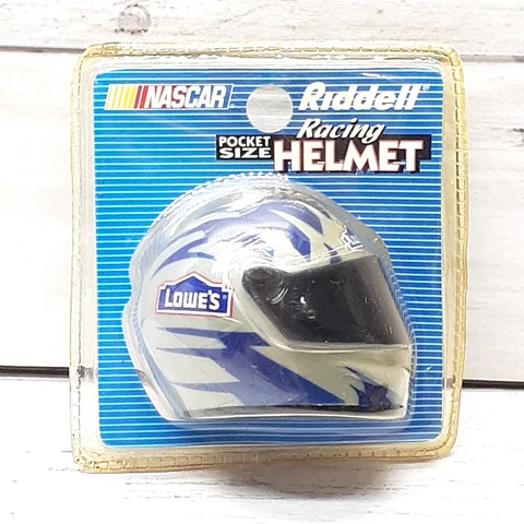 Nascar Pocket Size 2" Riddell Racing Helmet Lowe's #48 Hendricks Motorsports Cover
